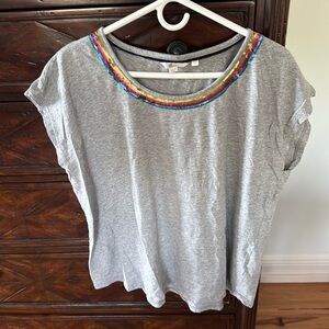 Cute Boden embellished Tee womens size XL.excellent condition! Smoke free home.